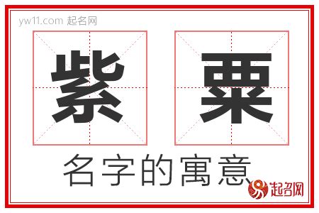 紫 名字意思